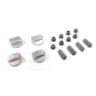 COOKERS BUTTON FOR GENERAL USE SILVER KIT 4PCS  Ø6-8mm